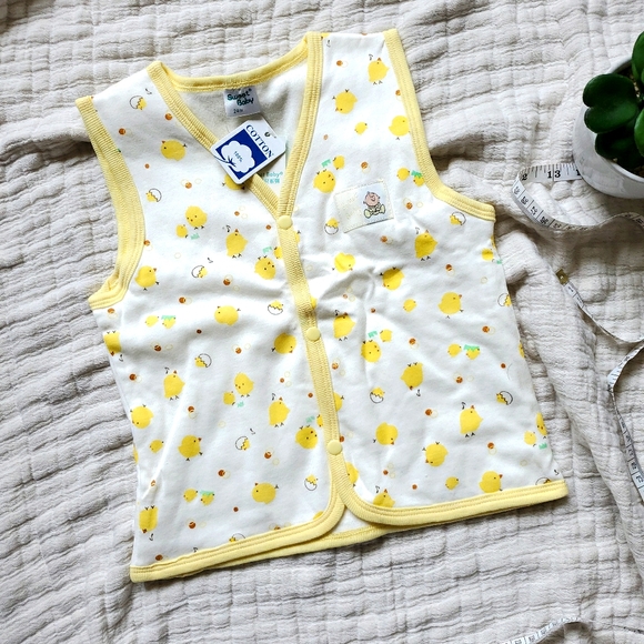 NWT Unisex Button Vest - Age 2 - Picture 1 of 7